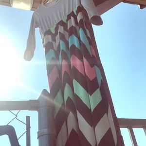 Been worn once Maxi dress